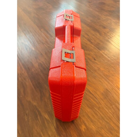 Lego Red Carrying Case With Secure Clasps & Handle For Storage Or Transport Of L - Picture 5 of 11